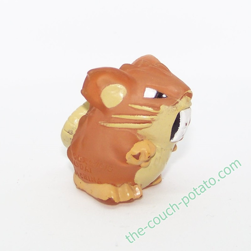 Pokemon Raticate Clear Kid Figure Bandai Pokekid 7105020